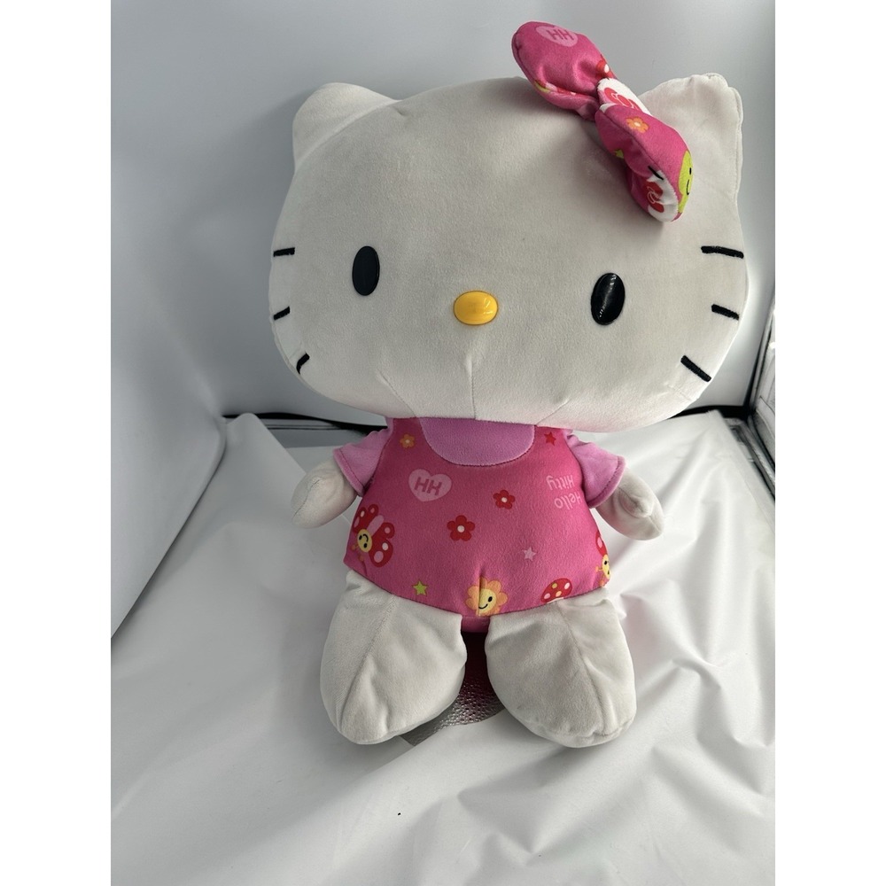Hello Kitty Huge Giant 19" Pink Jumper Plush Sanrio 2011